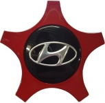 C70813R Hyundai Veloster OEM Red Center Cap #52960-2V000P9R